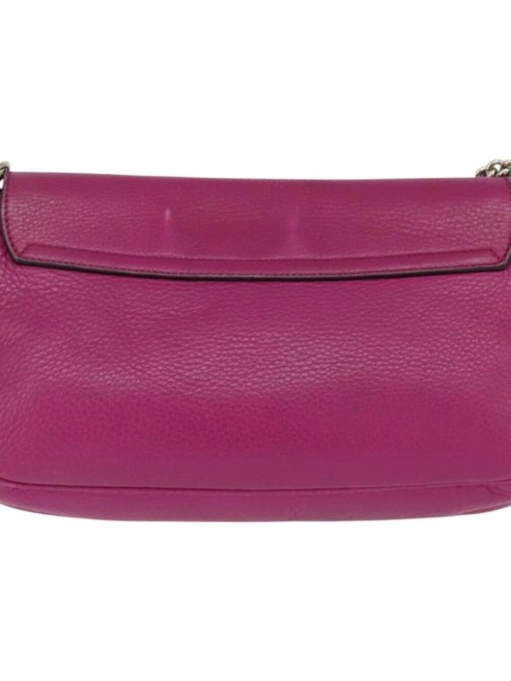 GUCCI Chain Soho Shoulder Bag Leather Pink Gold 336752 Auth - Picture 3 of 16